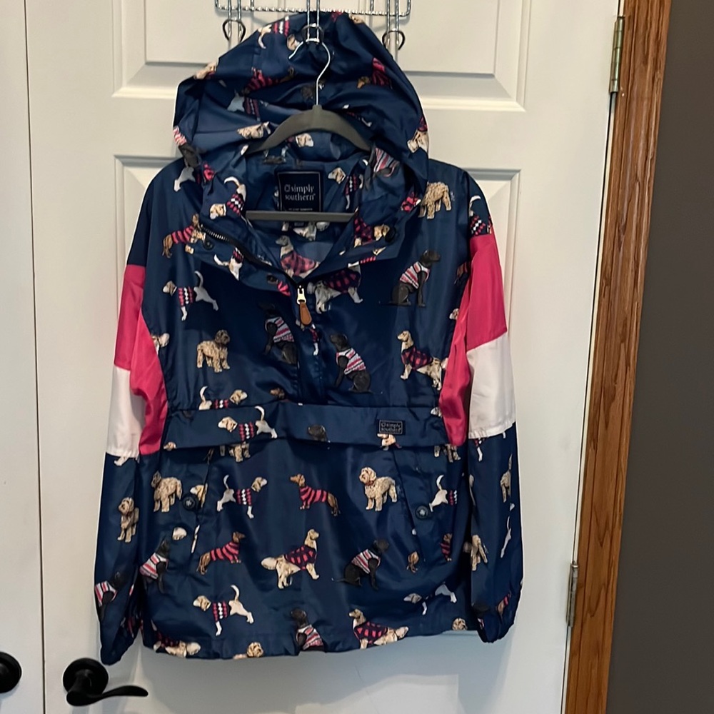 Simply Southern half zip wind breaker